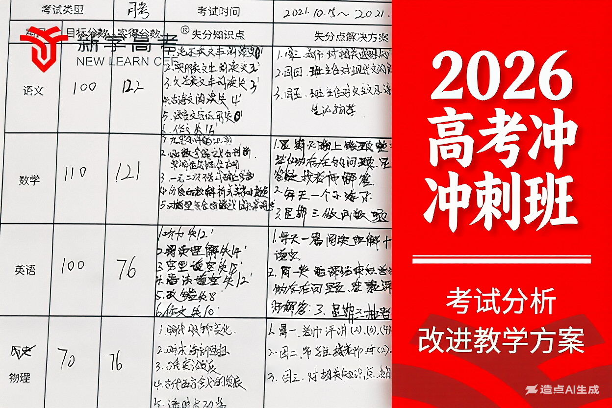 百日突围！揭秘成都高考全日制冲刺营如何锻造策